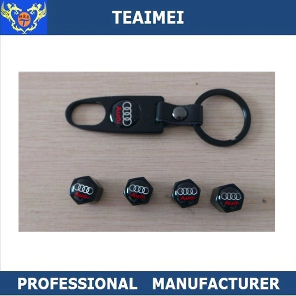 Best Chrome Car Logo Wheel Tire Valve Caps With Keychains