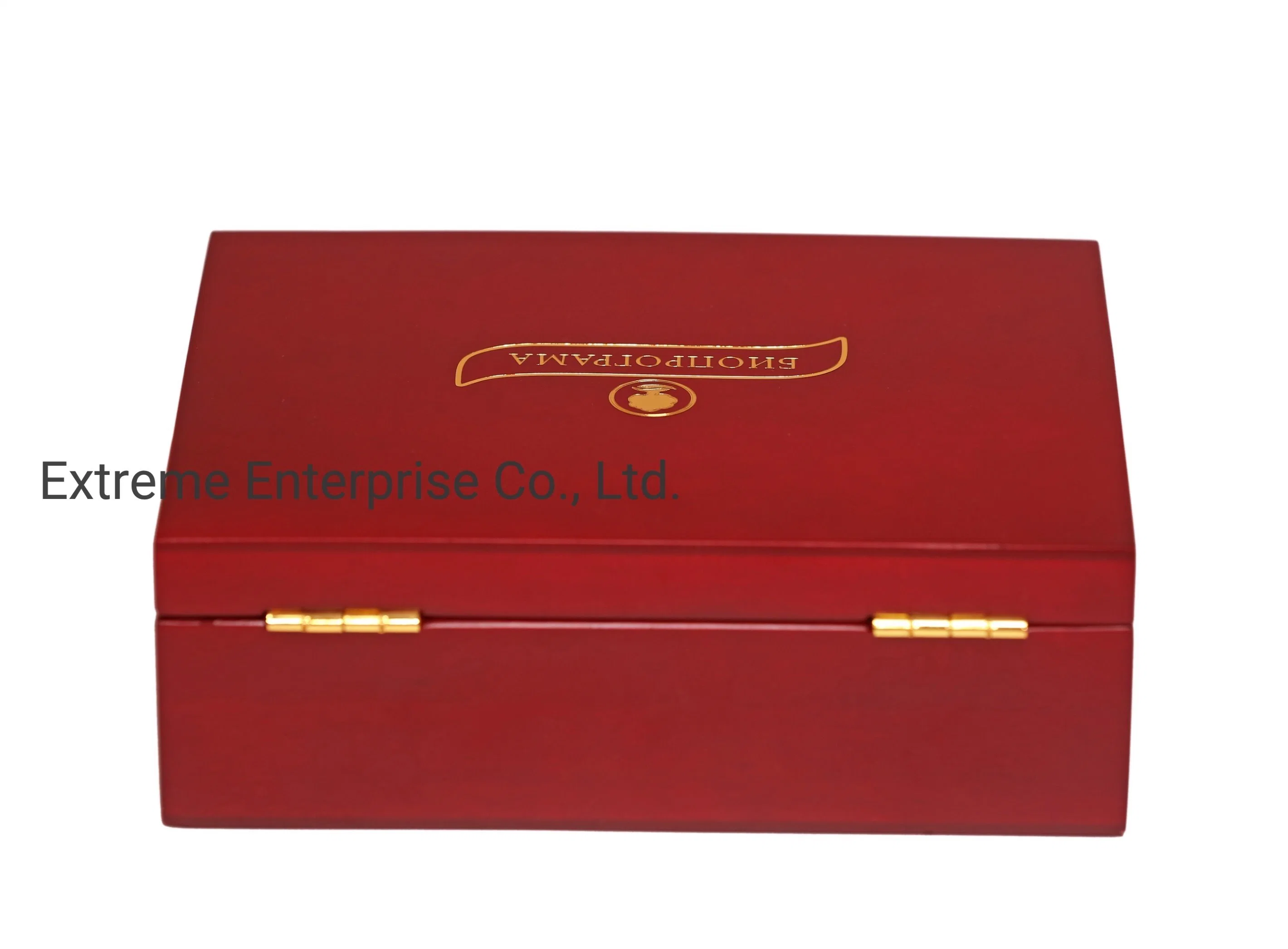 Custom Made Mahogany Wooden Food Packing Box, Wooden Tea Gift Packaging Box