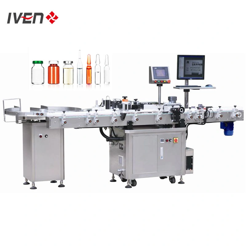 Square /Flat /Glass Bottle Automatic Labeling Machine OEM