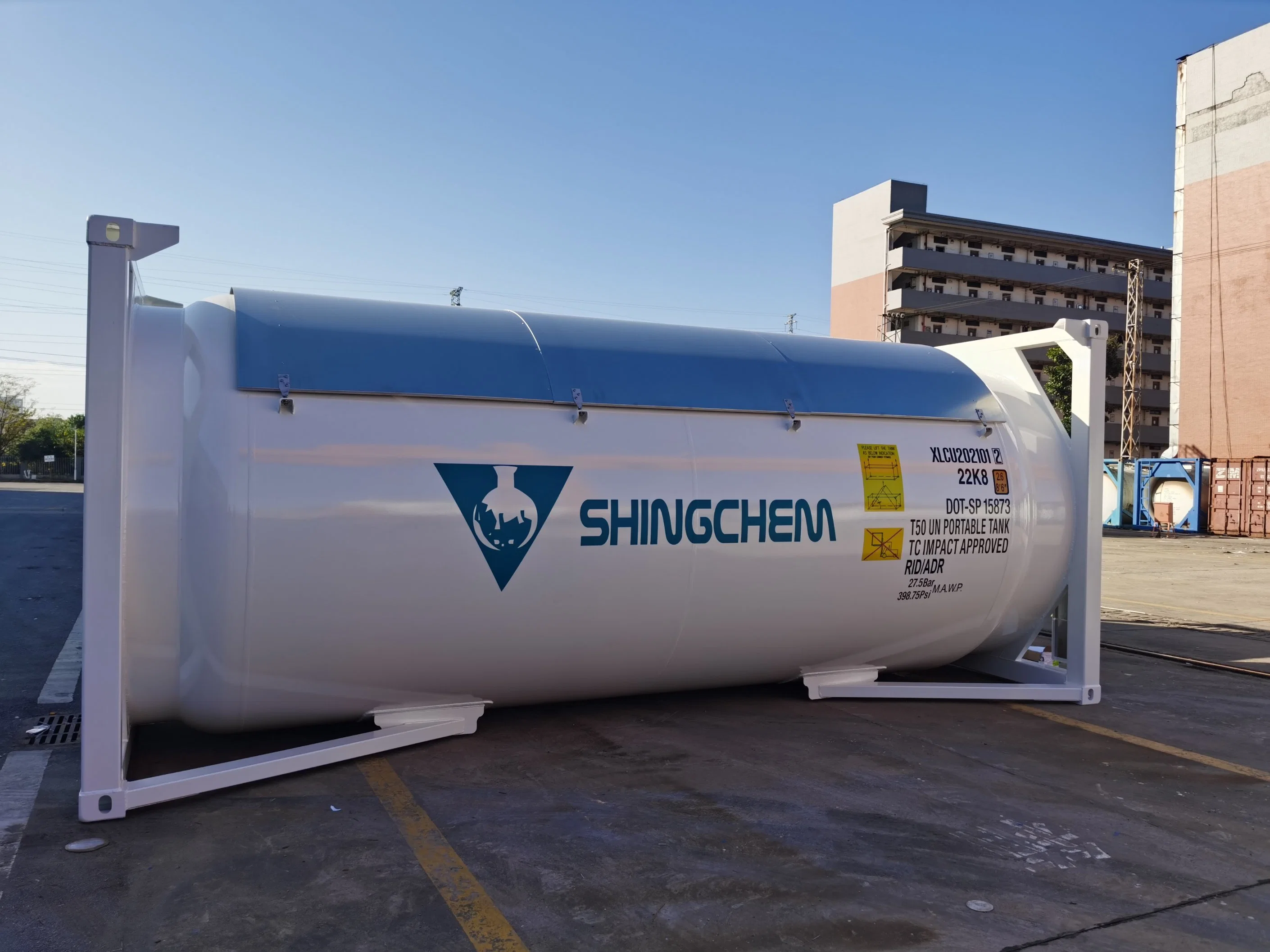 China Shingchem Dme 99.93% alta pureza en Isotank dimetil éter DME