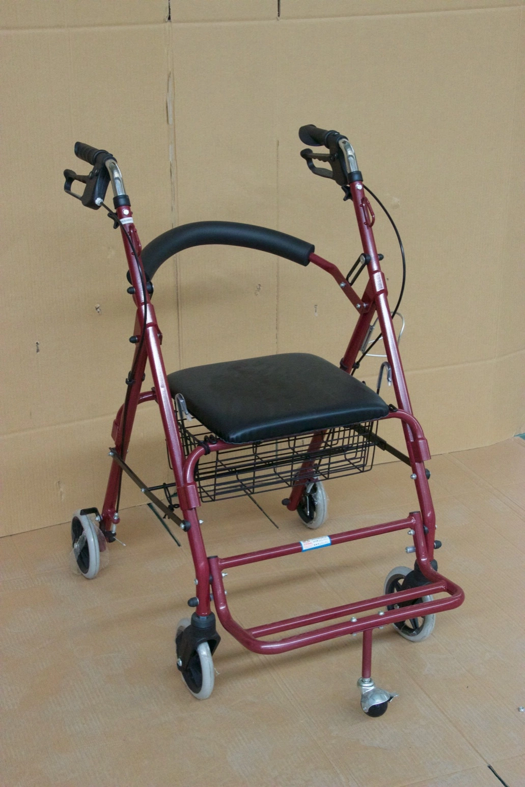 Sale Hospital Selling Steel Rollator Walker with Seat for The Elderly