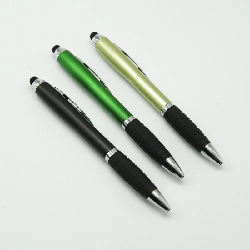 Twist Engrave Light Logo Touch Stylus iPhone LED Ballpoint Pen