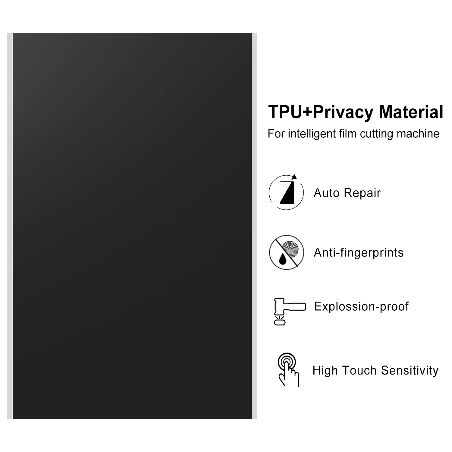 EXW Bestselling Top Quality Anti-Peeping Soft TPU Privacy Screen Protector