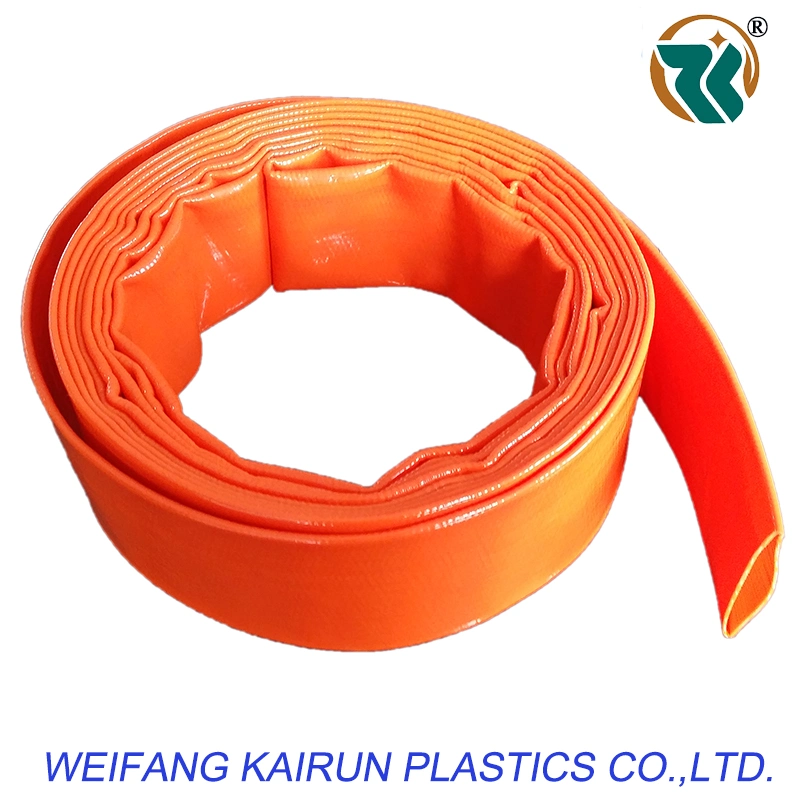 Chinese Manufacturer Factory Price W. P. 4bar PVC Layflat Water Pump Hose