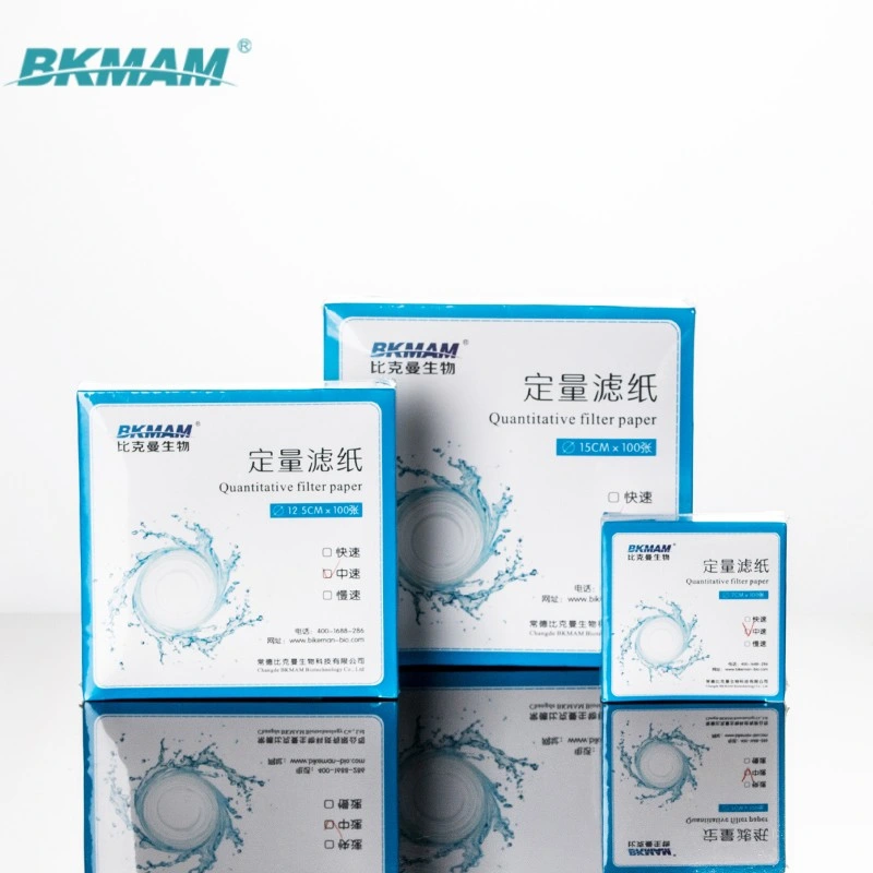 Laboratory Use Ashless Filter Paper Qualitative and Quantitative 7cm 9cm Filter Paper