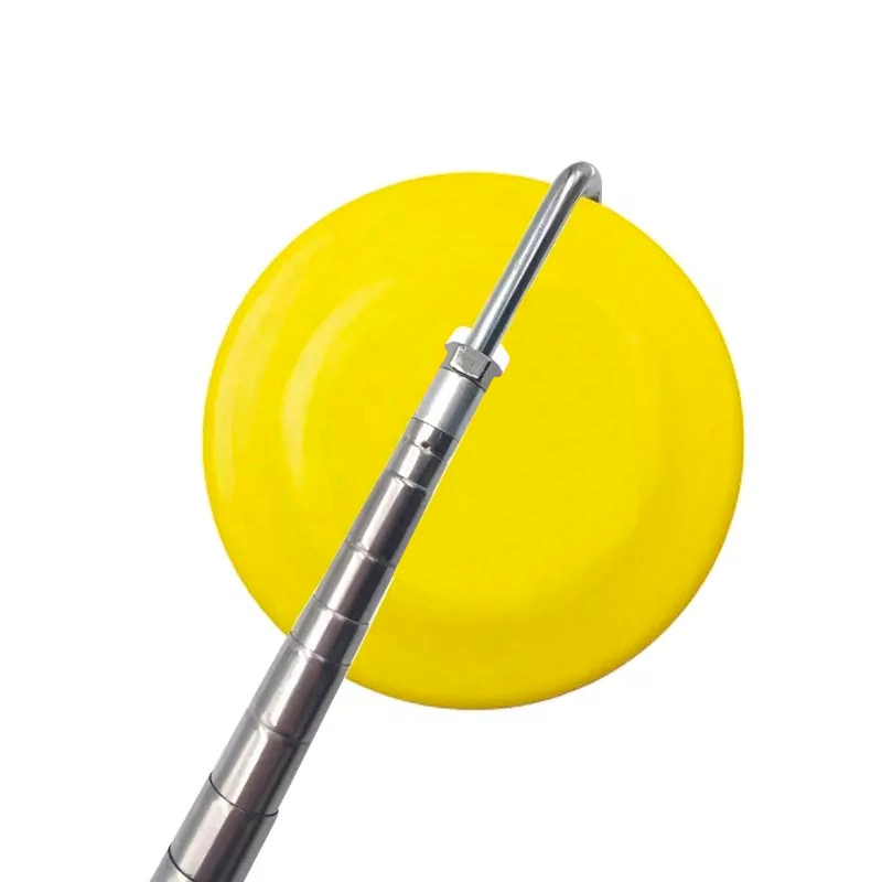 Disc Golf Retriever Mini Hook Golf Disc Edelstahl Pole Teleskopstange Kwik-Stik Retriever Frisbee für Outdoor-Sport