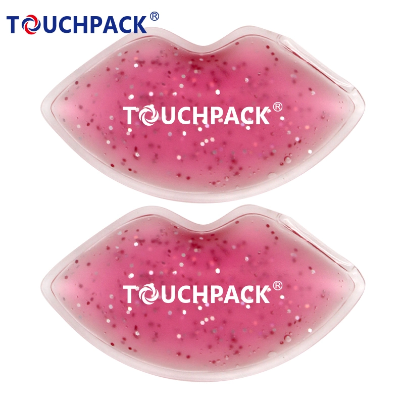 Hot Selling Gel PVC Hot Cold Pack Lip Shape Ice Packs