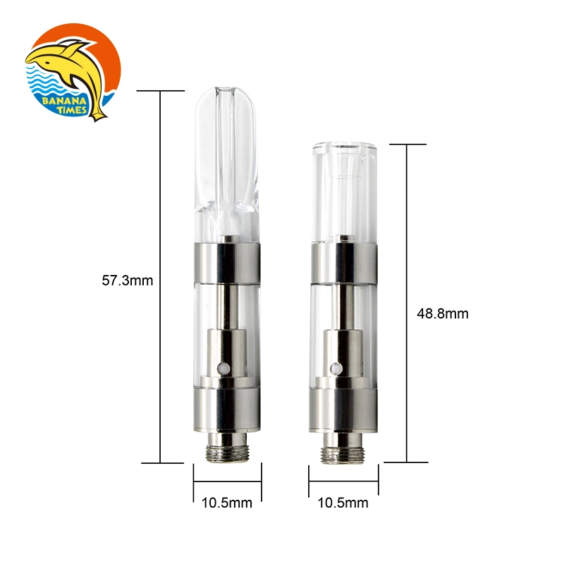 Bananatimes 0.5ml 1ml 510 Vape Pen Cartridge High quality/High cost performance  No Lead Empty Vape Cartridge