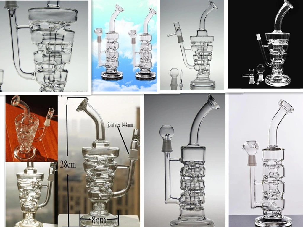 China Manufacturer New Heady DAB Rig Glass Water Pipe, Diamond Glass Wholesale/Supplier Recycler Glass Smoking Pipe