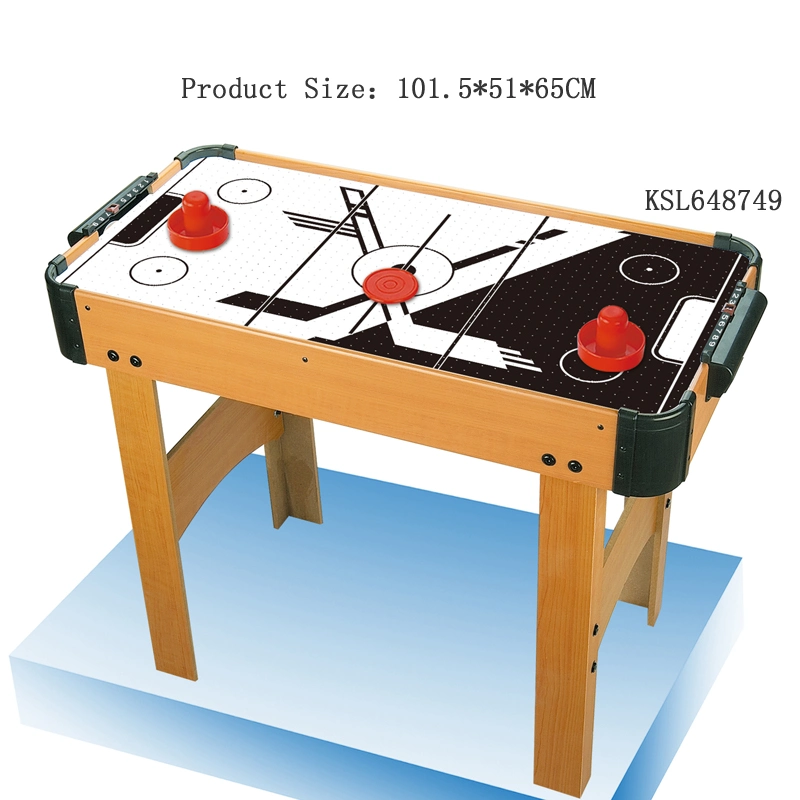 Fabrik Direktverkauf Eishockey Tischspiel Spielzeug Indoor Sport Hölzerne Kinder Familie Air Hockey Tabelle Spielzeug Eltern-Kind Sport Spielzeug Lustige Air Hockey Tabelle