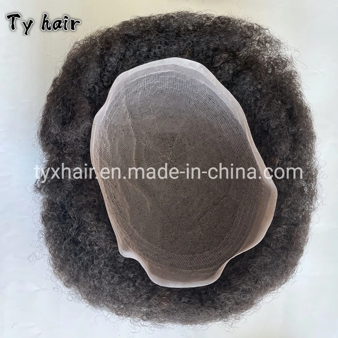 4mm 6mm 8mm 10mm 12mm African - American Afro Wave Unit 1b Ready Shipment Men Wigs Toupee Hair Replacement