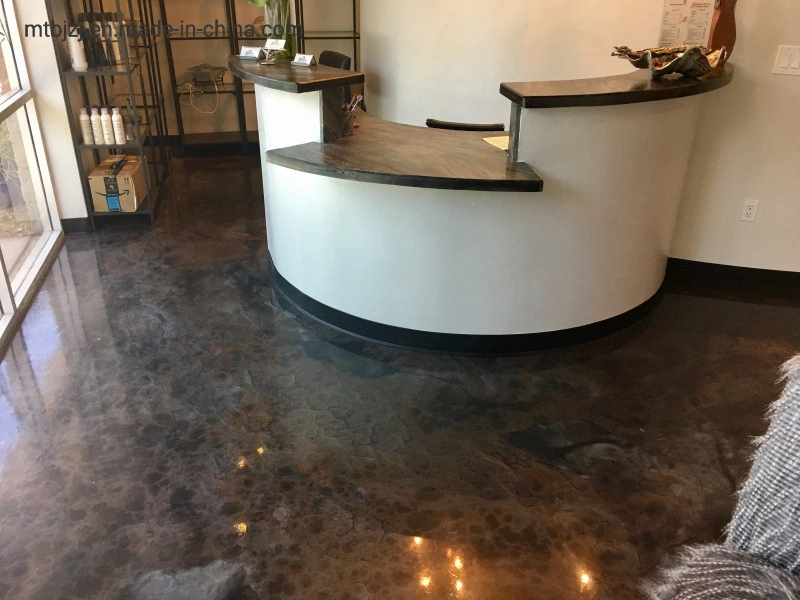 DIY Home Show Room Metallic Epoxy Resin Floor System