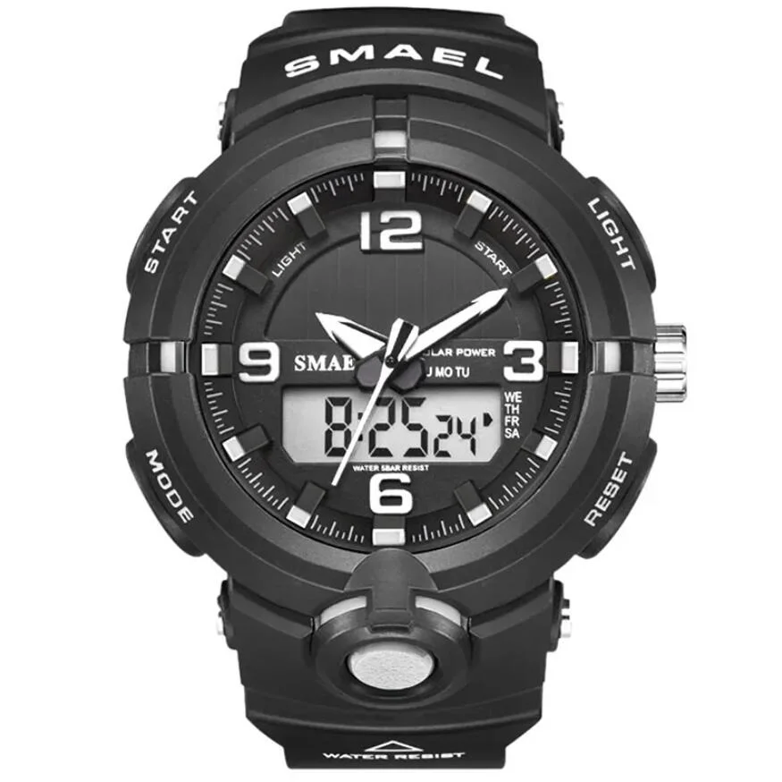 OEM New Design Silicone Sport Solar Watch