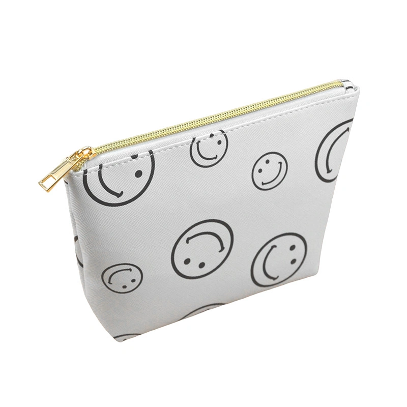 OEM Custom Design Printing Lady Cosmetic Bag Case Toiletry Pouch Waterproof Women Makeup Bag Wallet Clutch Bag