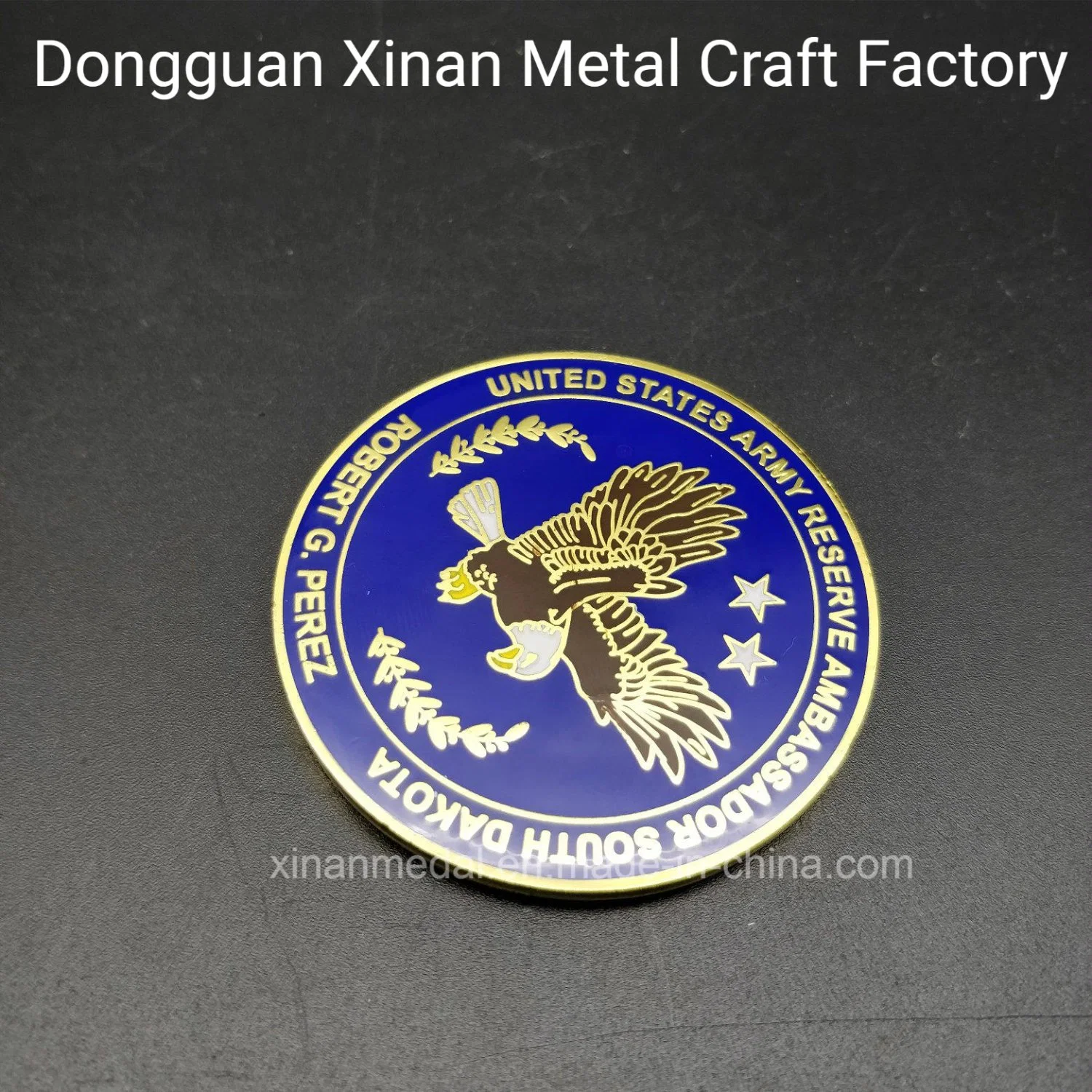 Custom Metal 3D Army Coin