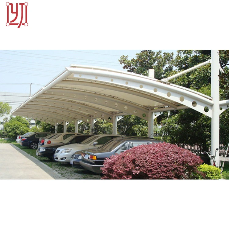 Steel Frame PVDF PTFE Tensile Membrane Building Structures