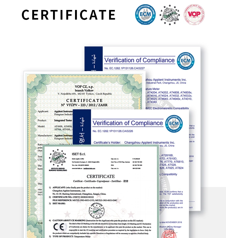 Medidor de temperatura de sobremesa de 32 canales con termopar K At4732