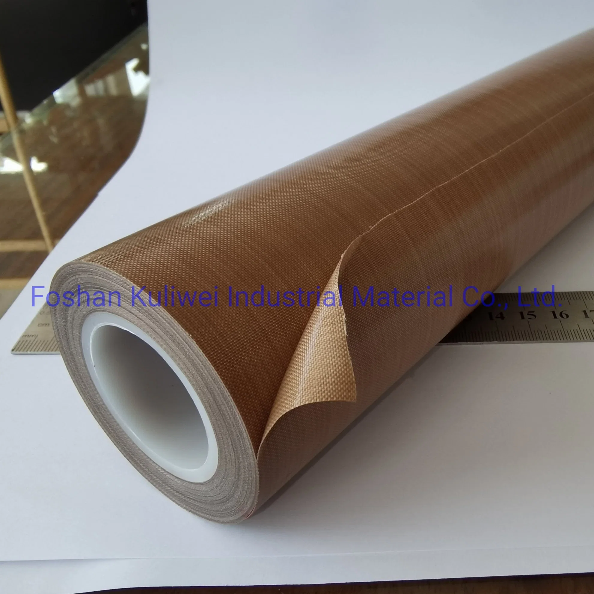 High Temp Fabric High Temperature Waterproof Woven 750 GSM Teflon Glass Fabric Sheet Non Stick Flame/Fire Retardant Thermal Insulation PTFE Teflon Fabric