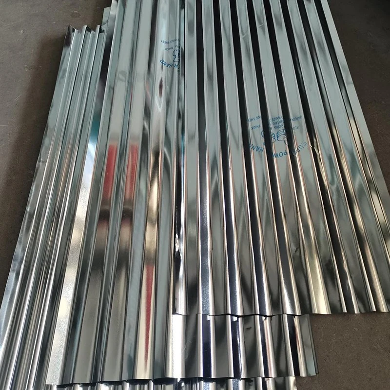 Dx51d Gi laminados en frío de acero corrugado Galvalume cubierta de acero hojas