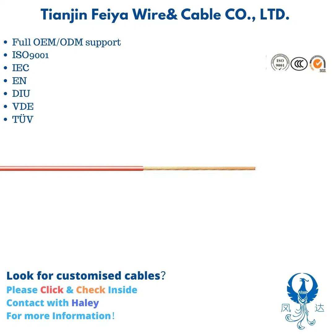 PVC Fly W Rubber Flry-a Flry-B 0.35 0.75 1.5 Automotive Wire for Internal Wiring DIN Standard Wire Cable Aluminium Control Wire Electric Waterproof Cable