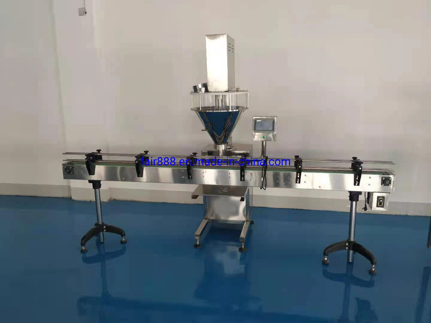 Automatic Dry Spice /Milk Powder Filling, Capping for Bottles with Inner Seal, and Label Machine