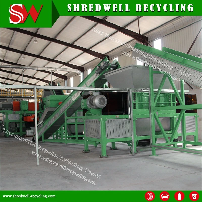 Two Shaft Used Washer Crusher for E-Waste Recycling