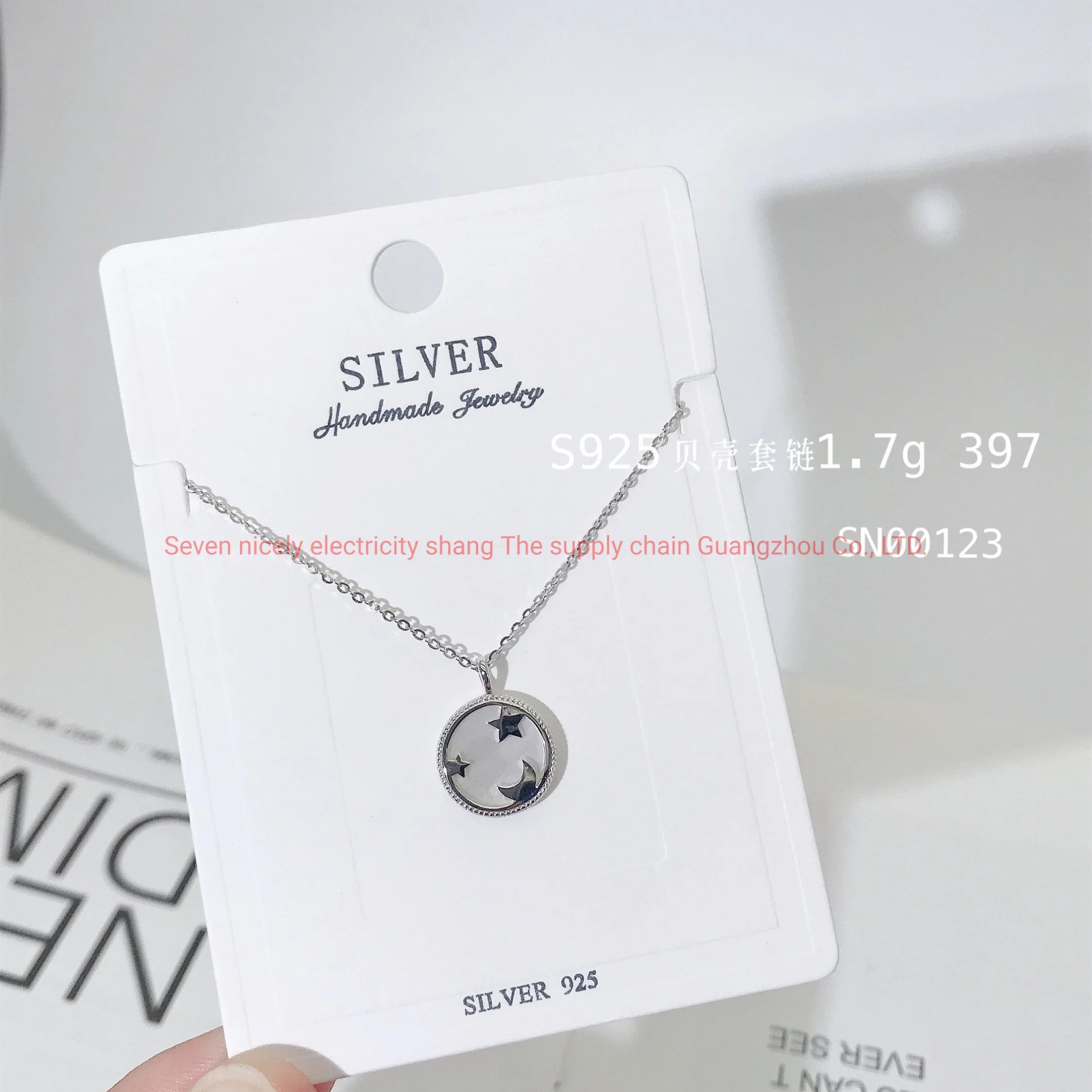 925 Streling Silver Wholesale/Supplier Jewellery New Designs New Arrival Costume Jewelry Women Birthday Gift Accessories Hot Sale K-Gold Quality Necklace