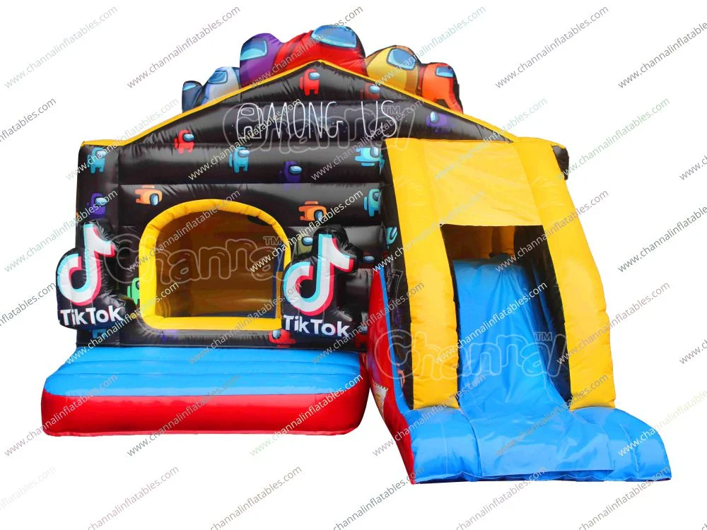 Tiktok Inflatable Combo House Inflatable Bouncer Inflatable Bounce House