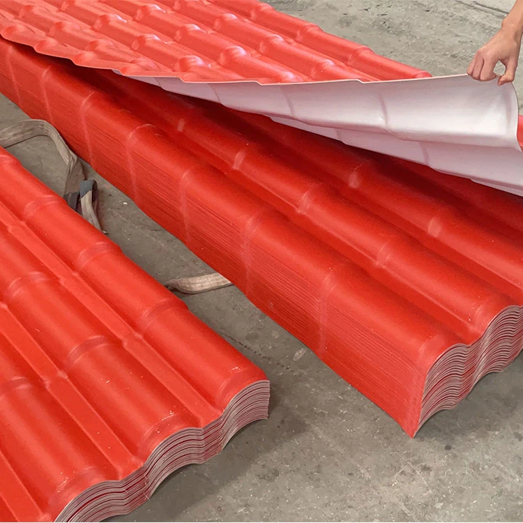 Les tuiles de couverture en PVC de résine synthétique matériau de construction de la chambre