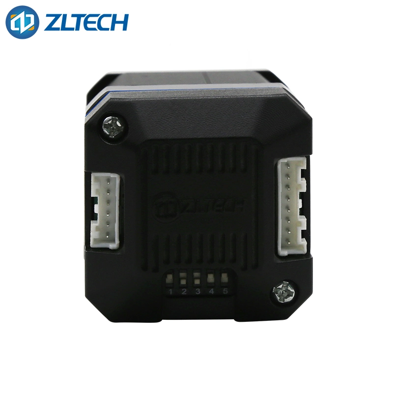 Zltech CE RoHS 18V-36V NEMA17 42mm 2 Phase 2500rpm 0.5n. M Brushless Electric Integrated DC Closed Loop Step-Servo Motor and Driver