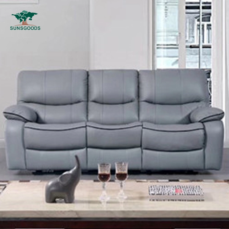 Luxury Contemporary Electric Reclining Recliner Home Cinema Theater Sofa with Remote Control