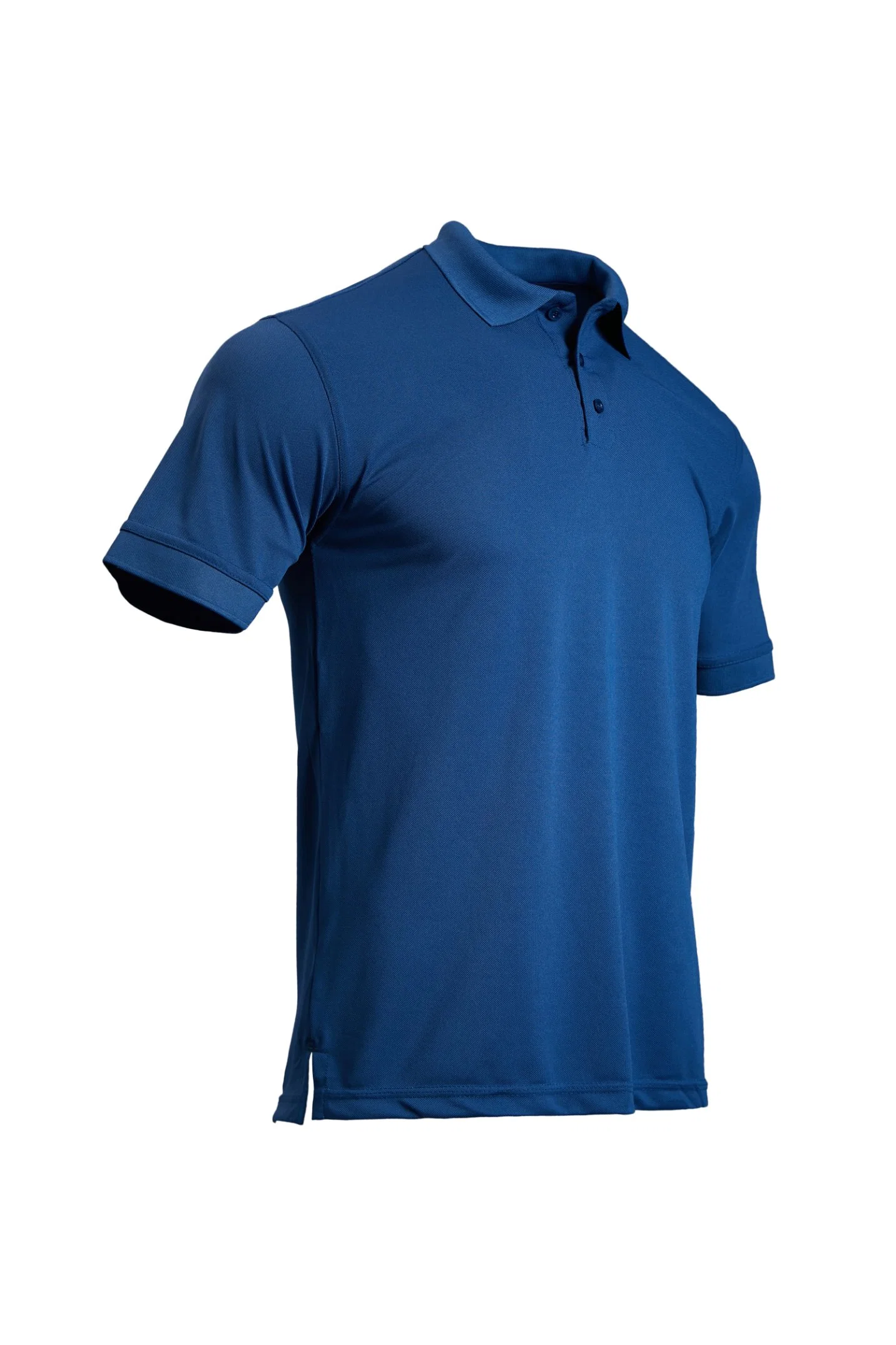 Männer Casual Poloshirt mit drei Linien genäht Design Saum Kleidung