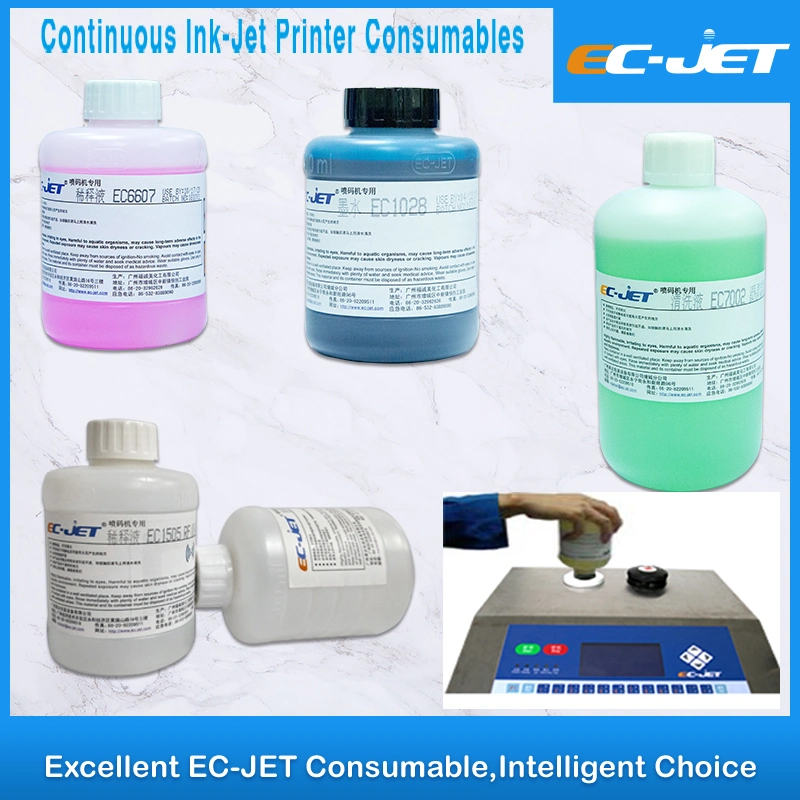 EC-Jet tinta de buena calidad compatible para Videojet Domino Linx Markem Impresora Imaje (EC1240)