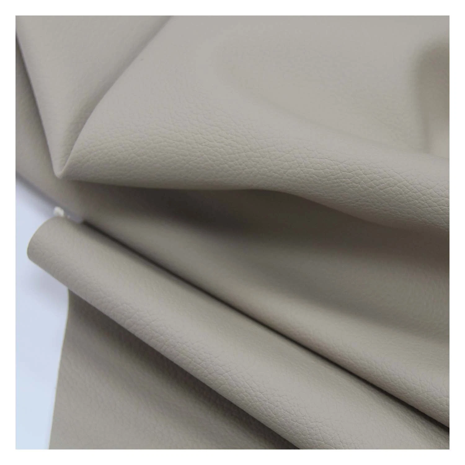 1.2mm Padded Microfiber PU Leather with Lychee Grain