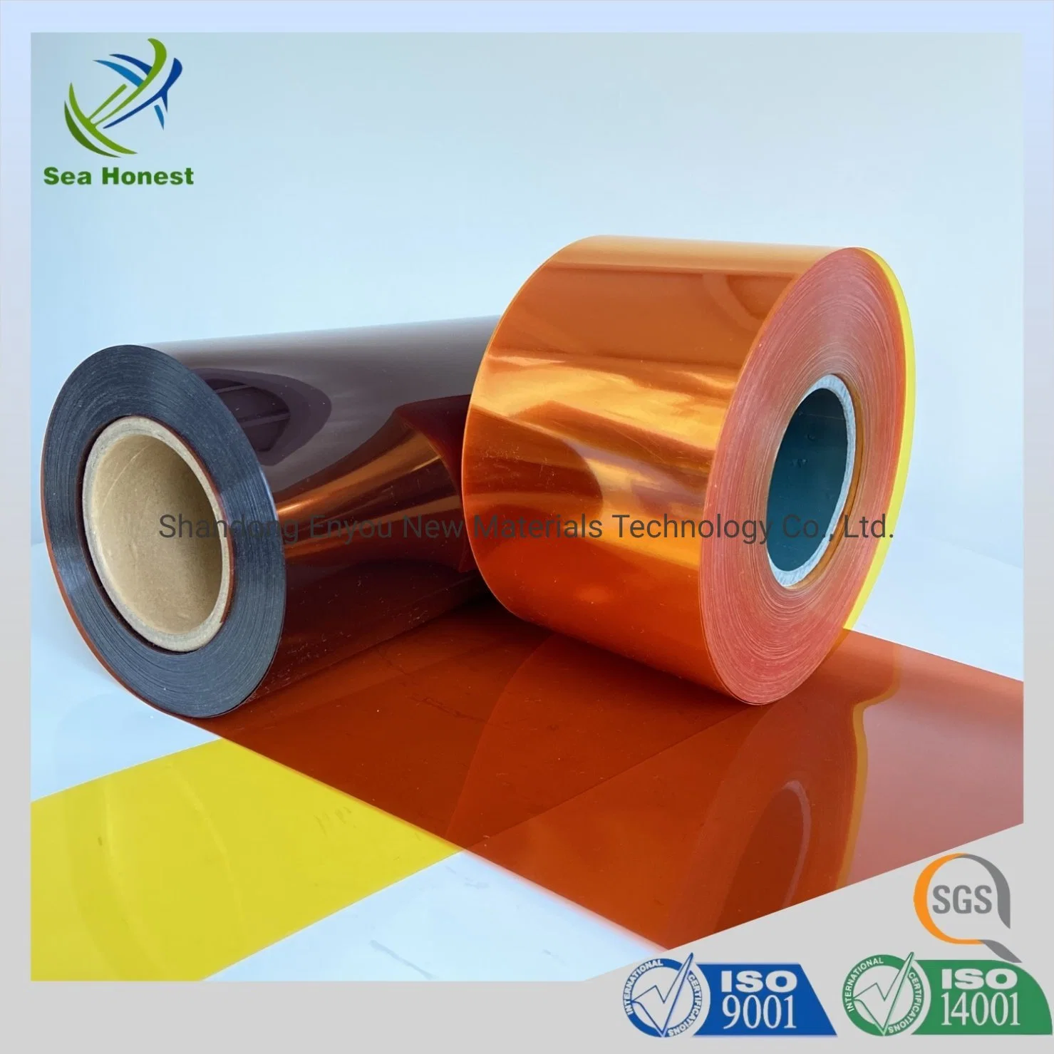 Blister Film Rigid PVC Film Amber Color for Pharmaceutical Packaging