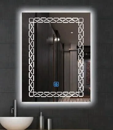 LED Light Bathroom Mirror with with Optional Function -- Dimmable, Anti-Fog