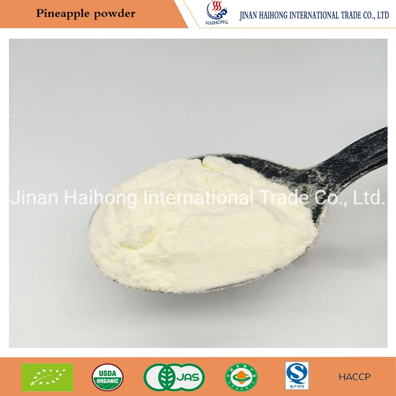 Stock Pineapple Fruit Powder, Pineapple Juice Powder, Pineapple Powder, Water-Soluble Pineapple Powder