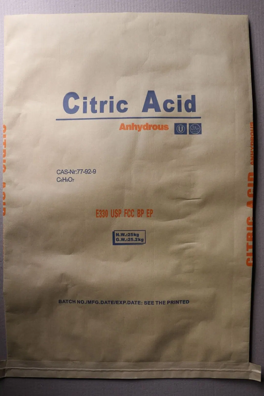 Ttca Citric Acid Anhydrous Food Grade 99.5%