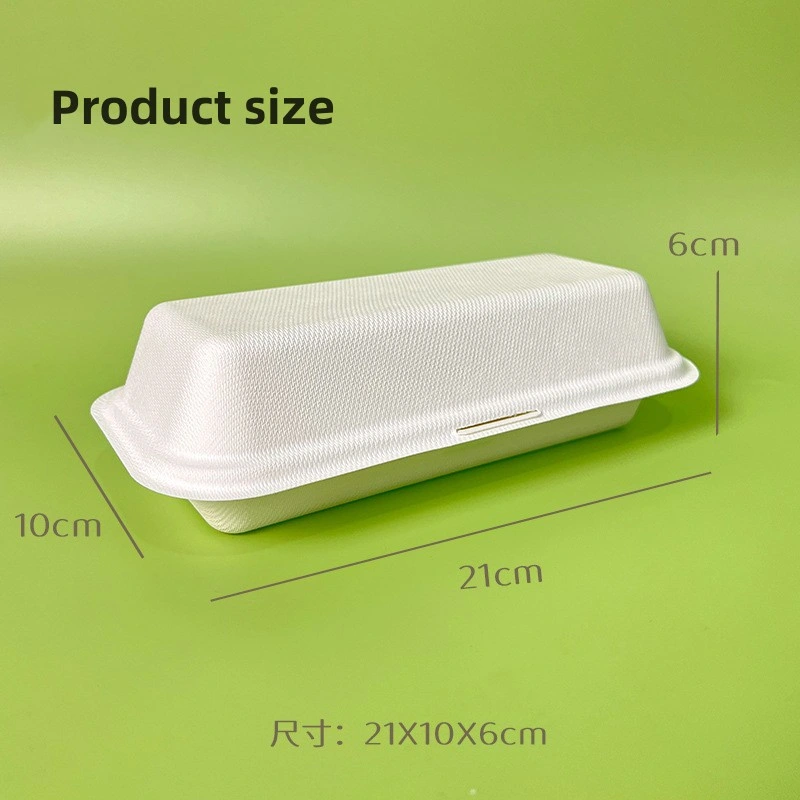 Environmental Degradation Food Packaging Containers for Hot Dog Burger Salad