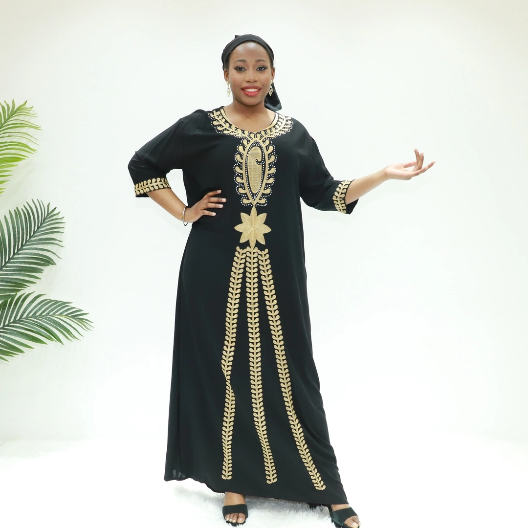 Muslim Clothing Bubu Gown Ay Fashion Sta2402-1f Cameroon Caftan Ethnic Dress