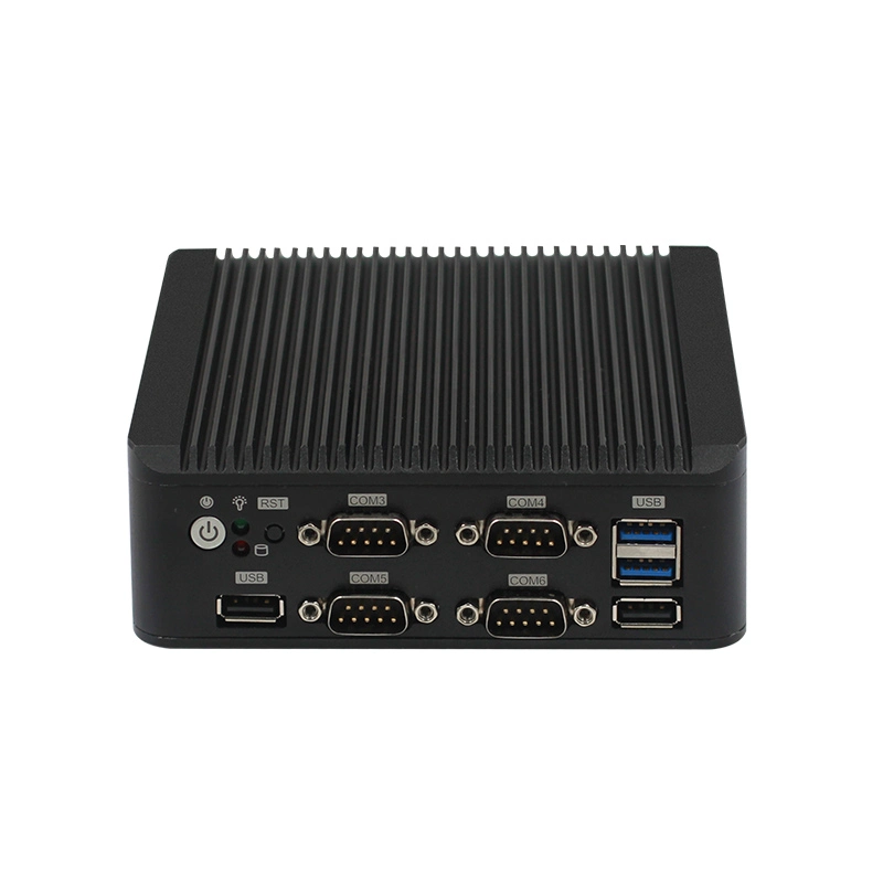 Factory Intel 8th Gemini Lake 1VGA 2LAN 6COM Industrial J4125 Fanless Nano Mini PC