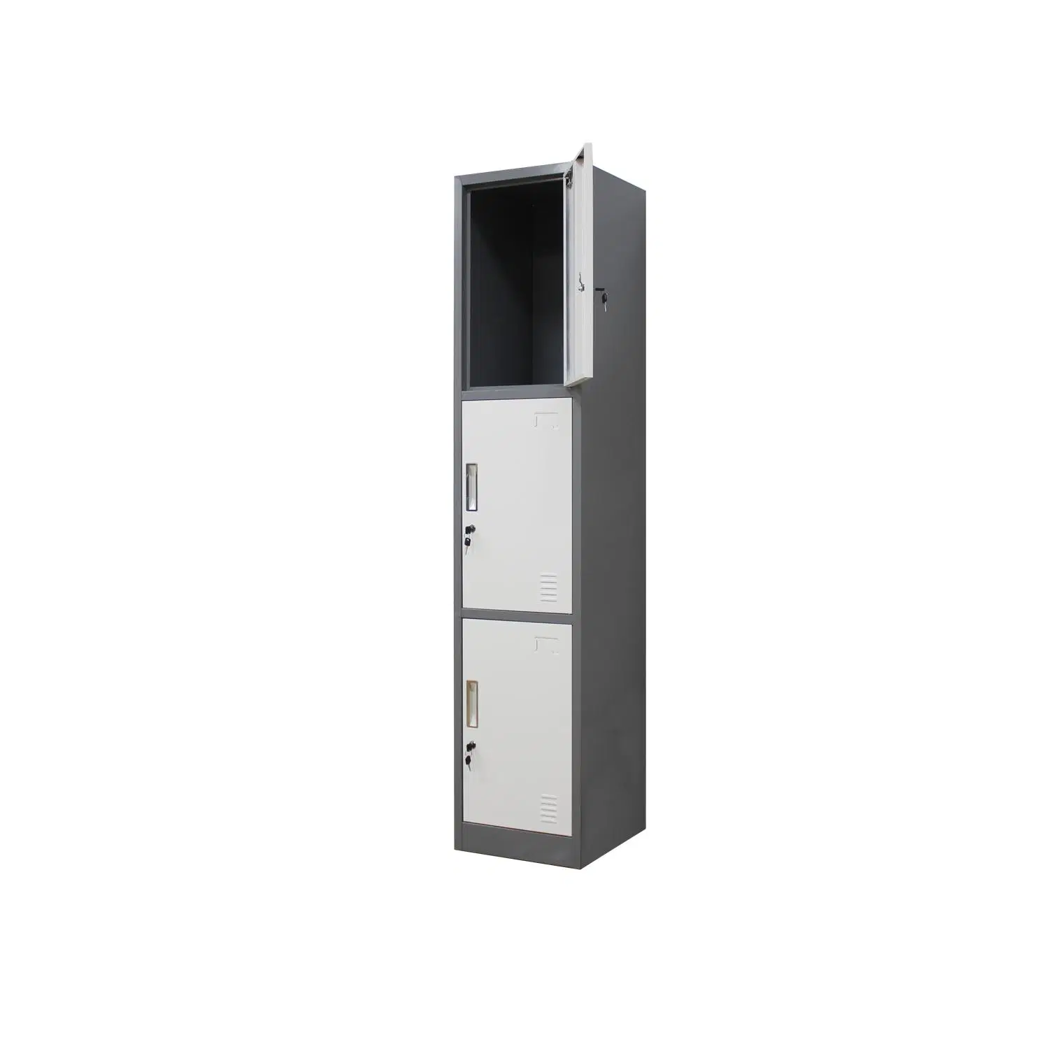 Steel Furniture Metal Three-Door Lockers Hot Products Five Years Warranty