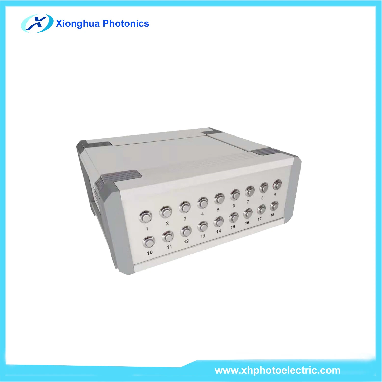 Conmutador de fibra óptica Xionghua FSW-1X8 Equipo de comprobación de fibra óptica de sobremesa