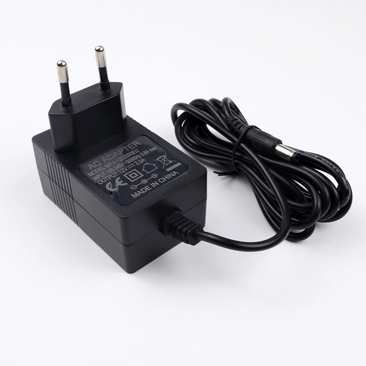 Wholesale/Supplier AC Input 100-240V 50/60Hz to DC Supply AC DC Transformer Adaptor CCTV Wall Switching 12V 2A 24W Power Adapter