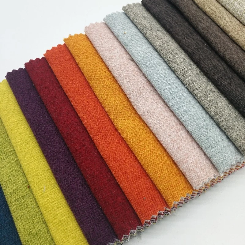 La fábrica de tejidos de poliéster de color gris Cashmere sofás tapizados