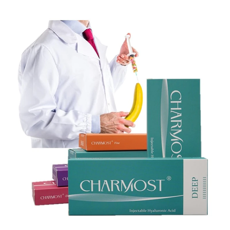 1ml Charmost Cross-Linked Gel hialuronato acido hialuronico Hectáreas de relleno dérmico de ácido hialurónico