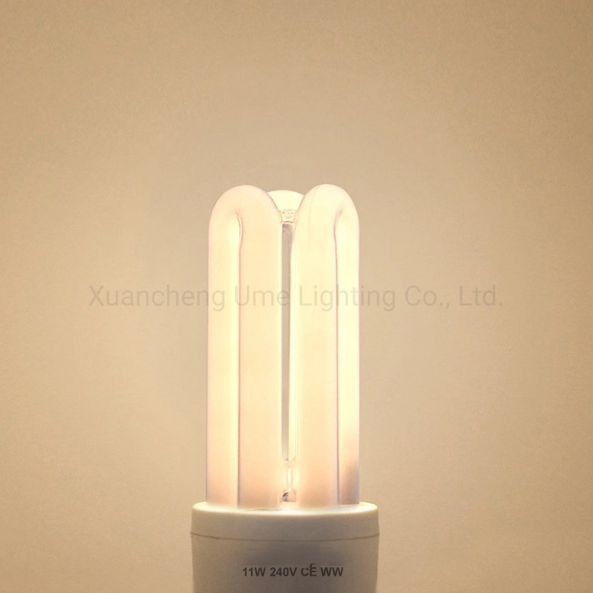 Bester günstiger Preis 11W 3U warmweißes Energiesparlicht Glühlampe E27 oder B22 kompakte Leuchtstofflampen CFL-Glühlampe Für die Beleuchtung zu Hause