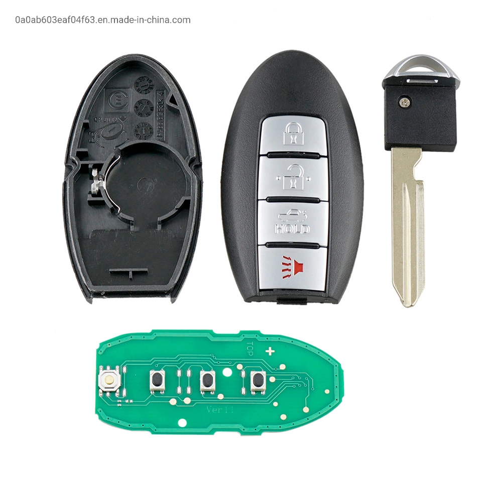 4 Buttons 315MHz Smart Keyless Car Fob Remote Key For 2002-20012 Nissan 350Z Altima Armada Infiniti EX35 FX35 G35 FCC ID :KBRASTU15