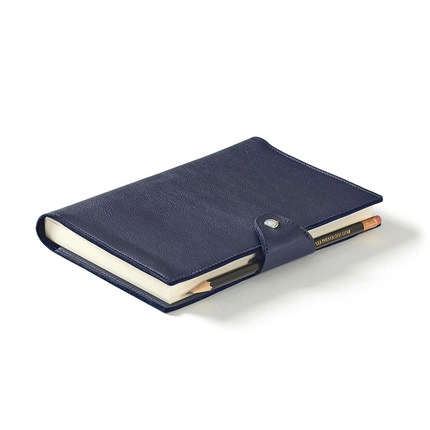 Pebbled PU A5 Notepad with Pen Loop