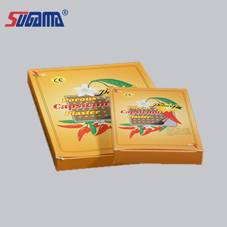 New Product Herbal Pain Relief Ginger Capsaicin Patch Hot Capsicum Plaster